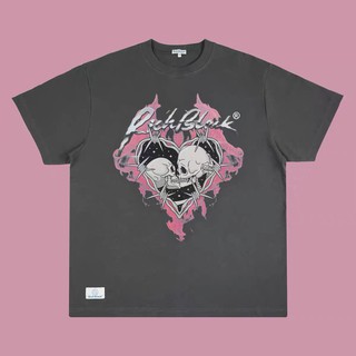 RichBlack Heart skull T-shirt