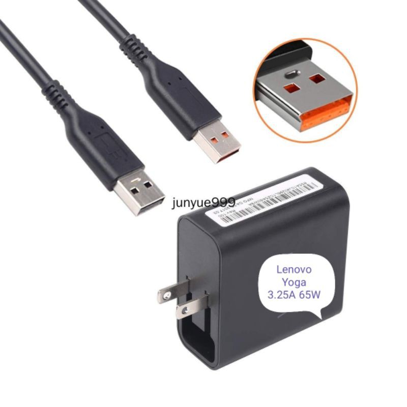 Lenovo YOGA 20V 3.25A 65W Power Charger Adapter สําหรับโยคะ 3 4 Pro Core I7 I5 / โยคะ 900 700 Core I