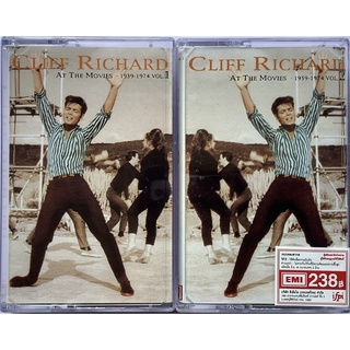 Cassette Tape เทปคาสเซ็ตเพลง Cliff Richard อัลบั้ม At The Movie 1959 - 1974 Vol. 1&amp;2 2ม้วนคู่ ลิขสิทธิ์