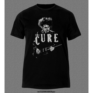 [COD]พร้อมส่ง เสื้อยืดแขนสั้น พิมพ์ลาย The Cure Robert Smith Gothik Rock Punk หลากสี แฟชั่นฤดูร้อนS-5XL