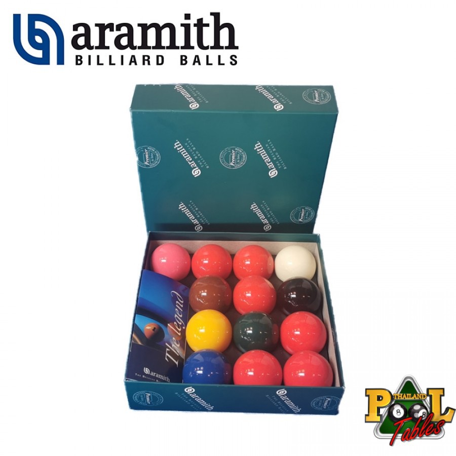 [ของแท้] Aramith ชุดลูกสนุกเกอร์อารามิธ 6 แดง ผลิตจากฟินอลิกเรซิ่น Aramith Snooker Ball Set (6 reds) ขนาด 2 1/16”