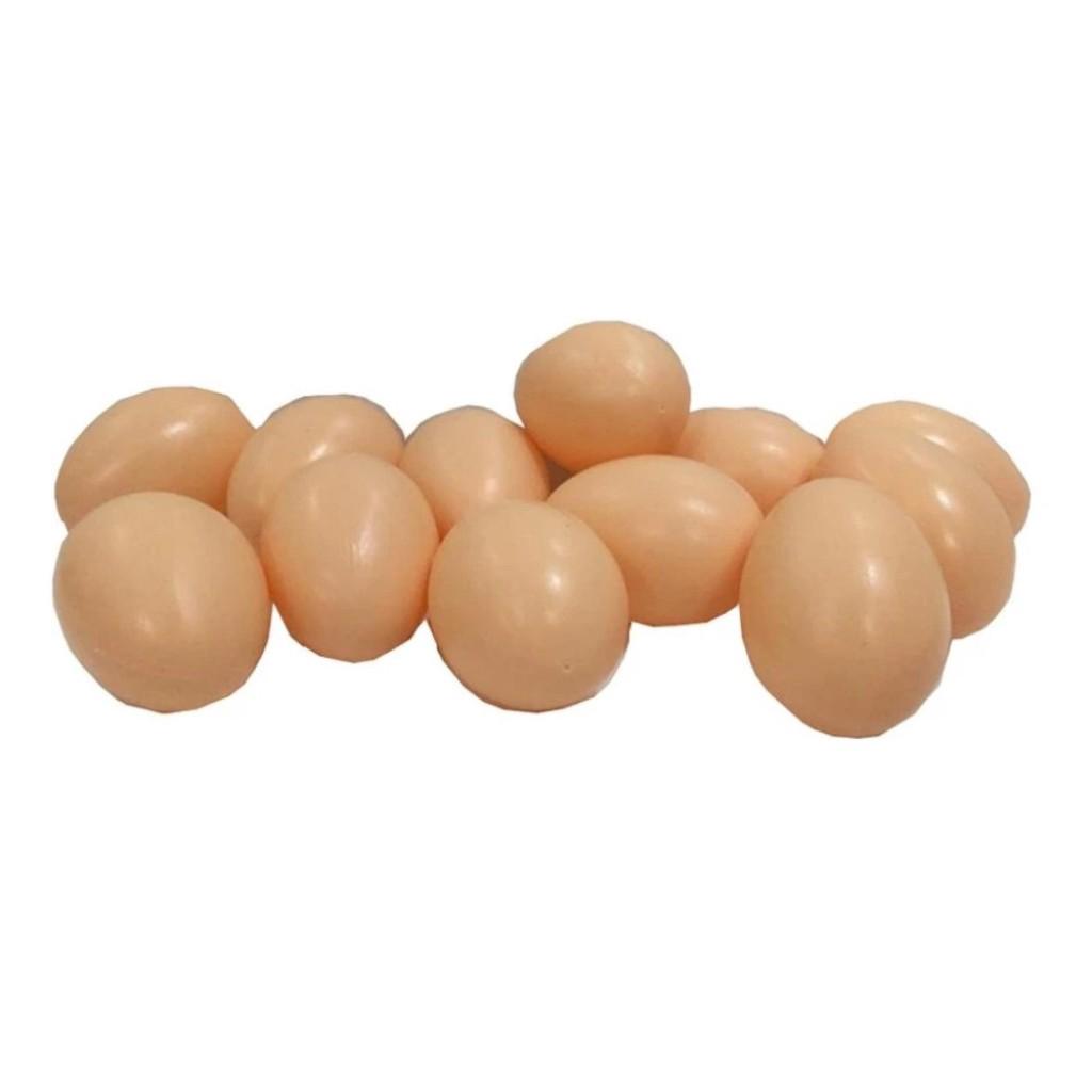J.TOYS ไข่พลาสติก 1 โหล (สีครีม).TOYS ไข่พลาสติก 1 โหล (สีครีม)