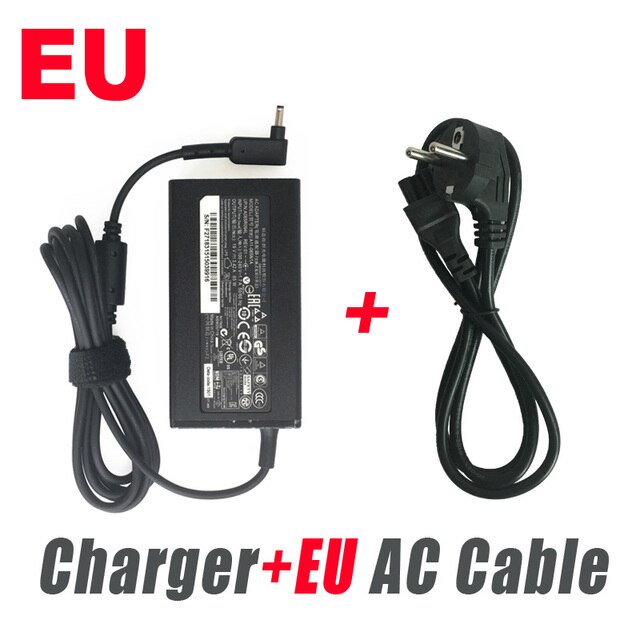 ที่ชาร์จแล็ปท็อปสําหรับ Acer Aspire 5 A515-54G A515-54G-56XE 19V 3.42A 65W อะแดปเตอร์ AC Slim