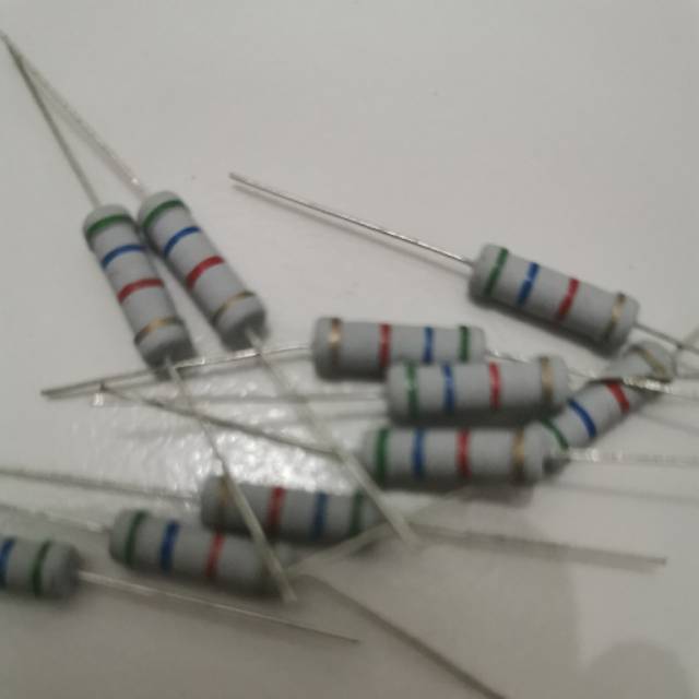 1/2 WATT 5K6 OHM RESISTOR ต่อ 12 ชิ้น