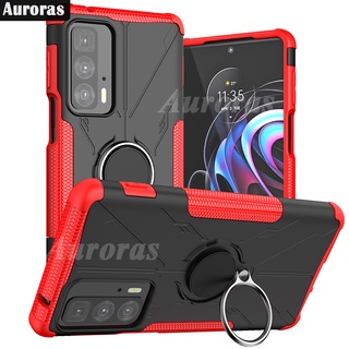 Motorola Edge 20 Pro Magnetic Protector Phone Case Moto Edge 20 Lite 2021 + Navigation Ring Holder Cover Casing