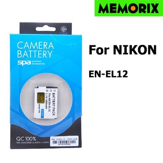 SPA battery For Nikon EN-EL12 Camera Battery แบตเตอรี่กล้อง