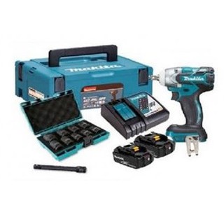 MAKITA บล๊อกไร้สาย1/2 DTW300FJX3 พร้อมชุดลูกบล๊อก B-66232