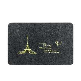 พรมเช็ดเท้าดักฝุ่น EIFEl KASSA HOME รุ่น NO-09 ขนาด 40 x 60 ซม. สีเทา พรมเช็ดเท้า Doormat EIFEl KASSA HOME Model NO-09 S