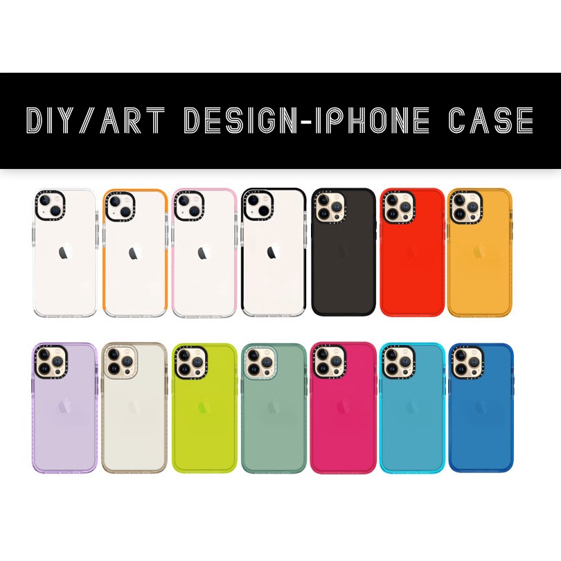 Casetify X เคสนิ่ม ลายภาพวาดแปรง สีชมพู สําหรับ IPhone 13 12 11 Pro MAX Mini XS MAX XR X SE 6 6S 7 8 Plus #7