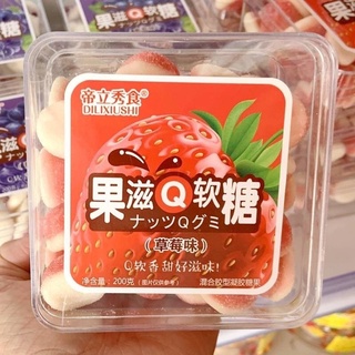 Dilixushi fruit jelly เยลลี่กลิ่นผลไม้เคลือบน้ำตาล