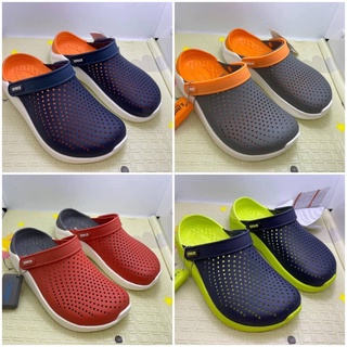 Crocs LiteRide Clog ✨(สินค้าใหม่ ขายดี ชนช้อป)✨สีใหม่พร้อมส่ง!! รองเท้าแตะ รองเท้ารัดส้น ชาย หญิง รองเท้าหัวโต