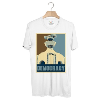 BP868 เสื้อยืด DEMOCRACY #Brown