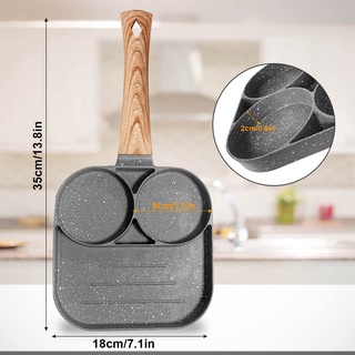 ﹍℗Egg Frying Pan,Non-Stick Pancake Pan Egg Pan With Fried Egg Pan Pancake Maker For Induction Hob Stove Gas