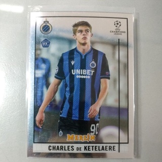 Topps Merlin UCL 2020/21 Charles De Ketelaere RC