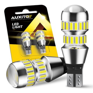 Auxito หลอดไฟถอยหลัง LED W16W แคนบัส ไม่มีข้อผิดพลาด OBC 921 912 T15 สําหรับจอดรถยนต์ 2 ชิ้น