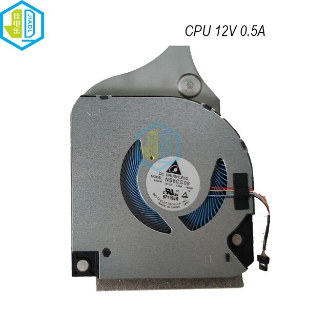 12V 5V 0.5A พัดลมระบายความร้อนคอมพิวเตอร์สําหรับ DELL G5 5590 G7 7790 7590 063NYM 0FK2HP 0F7N58 0X4F