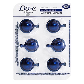 ✨สุดพิเศษ✨ ﻿DOVE โดฟ อินเทนซ์ รีแพร์ เดลี่ แฮร์ วิตามิน 6x1มล. 🚚พร้อมส่ง!! 💨