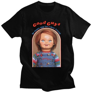 [100% Cotton] เสื้อยืดลําลอง ผ้าฝ้าย 100% พิมพ์ลายกราฟฟิค He Wants You for A Best Friend Chucky สไตล์ฮาราจูกุ สําหรับผู้