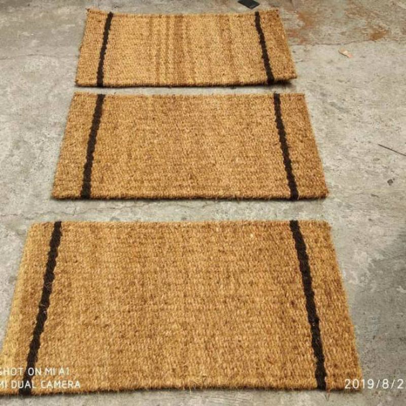 พรมเช็ดเท้าใยมะพร้าวหนา 50 ซม. x 40 ซม. COCONUT fiber IJUK พรมเช็ดเท้าใยไม่ซ้ําใคร