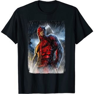 เสื้อยืด พิมพ์ลายกราฟิก Marvel Daredevil Man ไม่ต้องกลัว สําหรับผู้ชาย