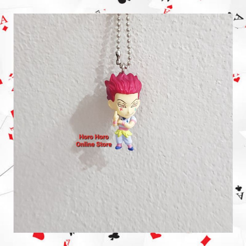 🖤❤ กาชาปอง ฮันเตอร์ X ฮันเตอร์ 🖤❤ พวงกุญแจ ฮิโซกะ Hunter X Hunter - HxH ❤ Hisoka Hunter x Hunter Gas