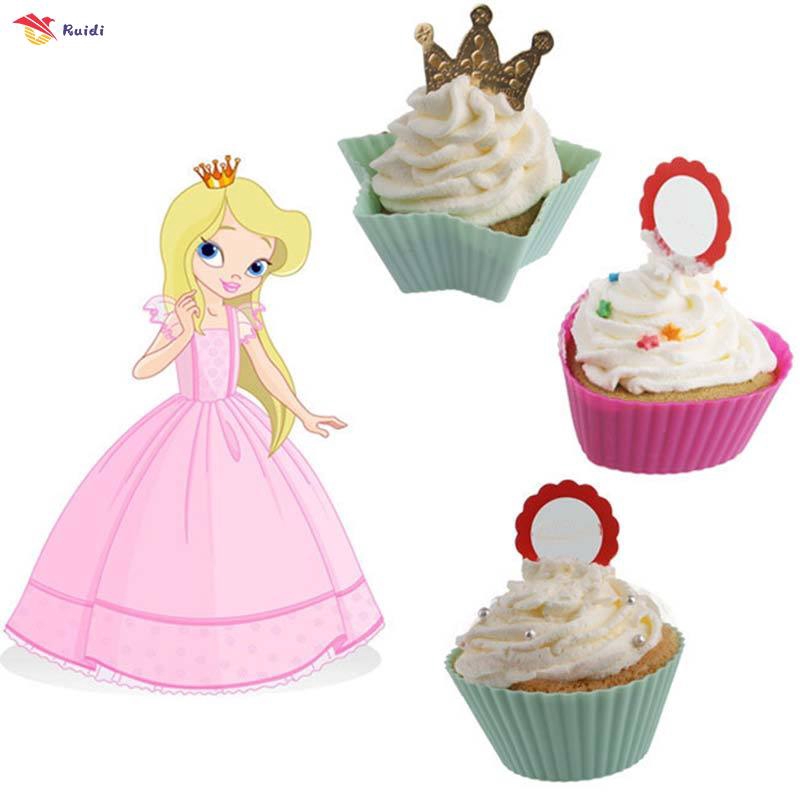 แม่พิมพ์ซิลิโคน รูปดอกไม้ ดาว หัวใจ สำหรับทำขนม 6 ชิ้น 7 ซม. พิมพ์วุ้น สบู่ ขนมชั้น - รูปที่ 2