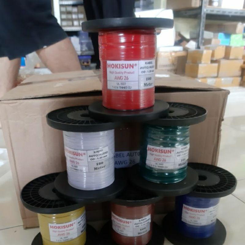 สาย AWG 26 เมตร ขนาด 1.30/1x7/CABLE AWG 26