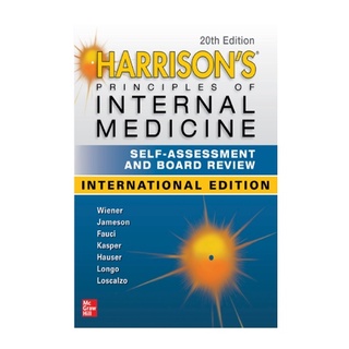 Harrisons Principles of Internal Medicine Self-Assessment &amp; Board Review , 20ed - IE , ISBN : 9781260470093