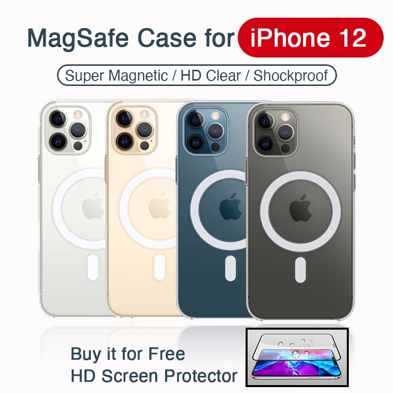 เคสโทรศัพท์มือถือ แบบใส สําหรับ MagSafe Iphone 12 Pro Max | Shopee Thailand