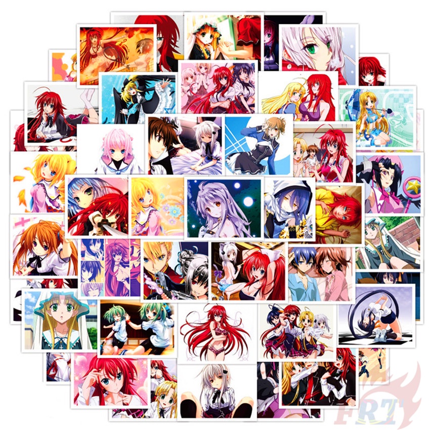 50Pcs/Set ❉ High School DxD Mini Poster Stikers ❉ Rias Gremory DIY Fashion Waterproof Decals Doodle Stikers