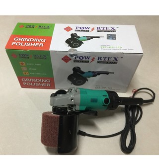 เครื่องขัดเงาสเตนเลส 4 X 4 นิ้ว  POWERTEX  1400 W   GRINDIND POLISHER