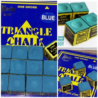 ราคาชอล์ก​สามเหลี่ยม​  Triangle Chalk (4 ก้อน) ชอล์กฝนหัวคิว แท้100%