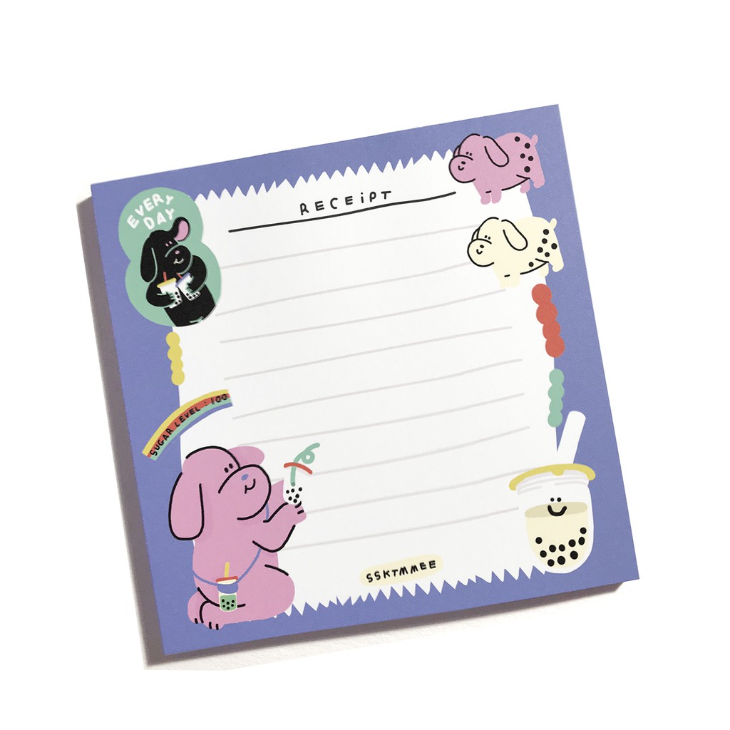 ssktmmee - memo pad (boba club)