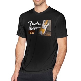 เสื้อผ้าผชเสื้อยืด พิมพ์ลาย History Of Fender Jazz B สําหรับผู้ชายS-5XL