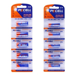 ถ่าน PKcell Alkaline (เลือกขนาด 23A, 27A) 12V  ของใหม่ ของแท้ ใช้กับรีโมทรถยนต์ ออดไร้สาย