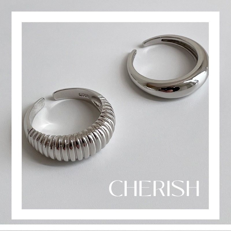 [silver 925S][CHERISHxMIHREH] แหวนเงิน s925 มินิมอลแบบเท่ห์ๆ [CR03]