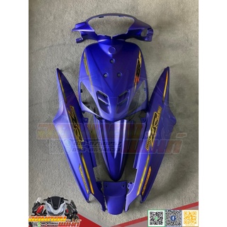 ชุดสีมีโอตัวเก่า YAMAHA Mio5VV มีโอตัวแรก สีน้ำเงินด้าน ลาย ZR งานแท้ทำสีระบบ 2K