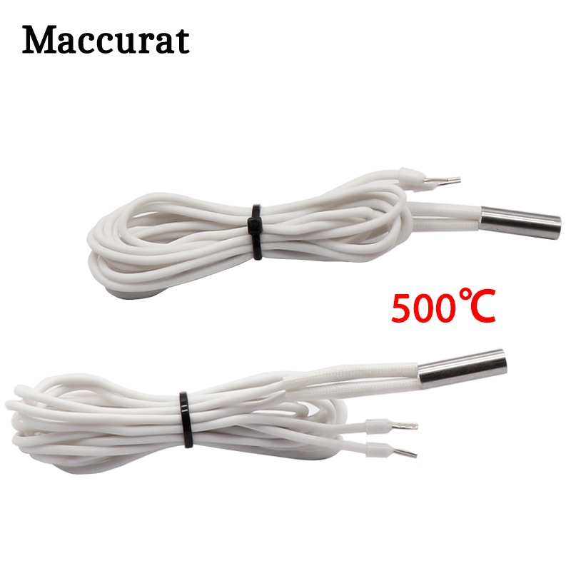 Maccurat 1 PC 3D ชิ้นส่วนเครื่องพิมพ์ความร้อนหลอด 6*20 มม.12V 24V 70W เซรามิคตลับหมึกเครื่องทําความร