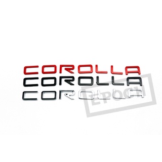 โลโก้ Corolla Cross 3D ติดฝากระโปรง รถยนตร์ Corolla Cross