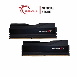 แรมพีซี G.SKILL - DDR5-RAM P/C 32/6000 Trident Z5 Black (F5-6000J3636F16GX2-TZ5K) 16GBx2 (36-36-36-96)