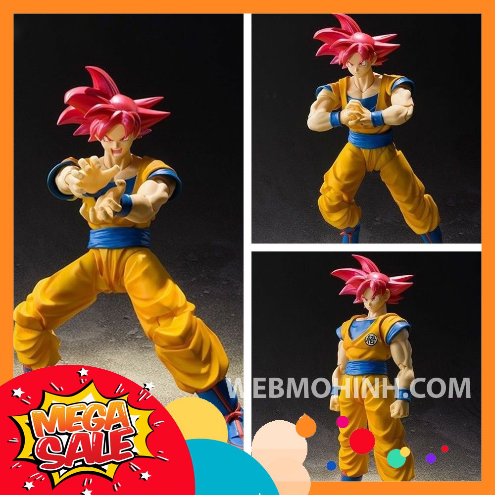Goku Super Saiyan God Dragon Ball Super Model 7 Dragon Ball SHF - Sh Figuarts เต ็ มกล ่ อง