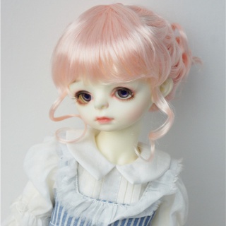 【BJD Wig】วิกผมตุ๊กตา 4-12 นิ้ว 1/3 1/4 1/6 1/8 ob11 BJD Blythe ob11 หลายสี (JD261)