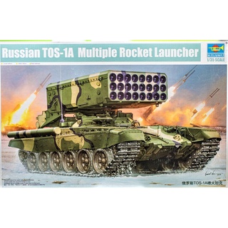 โมเดลรถถัง Trumpeter 05582 Russian TOS-1A Multiple Rocket Launcher 1/35