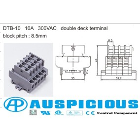 เทอร์มินอลบล็อกรุ่นTBD-10 10A.