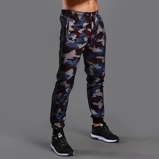 กางเกง Jogger Pants กางเกงลำลองลายพราง กางเกงกีฬาชาย FNY 10834