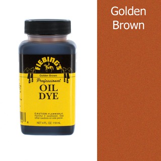 Fiebings Professional Oil Dye สีย้อมหนัง Golden Brown 4 oz.