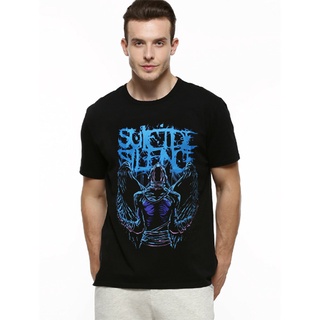 เสื้อยืดครอปเสื้อยืด ลาย Suicide Silence BandS-5XL