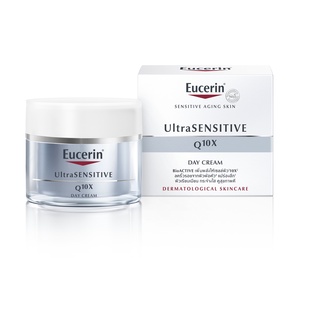 Eucerin UltraSENSITIVE Q10X Day Cream ผลิตภัณฑ์บำรุงผิวหน้าสูตรกลางวัน 50 มล.