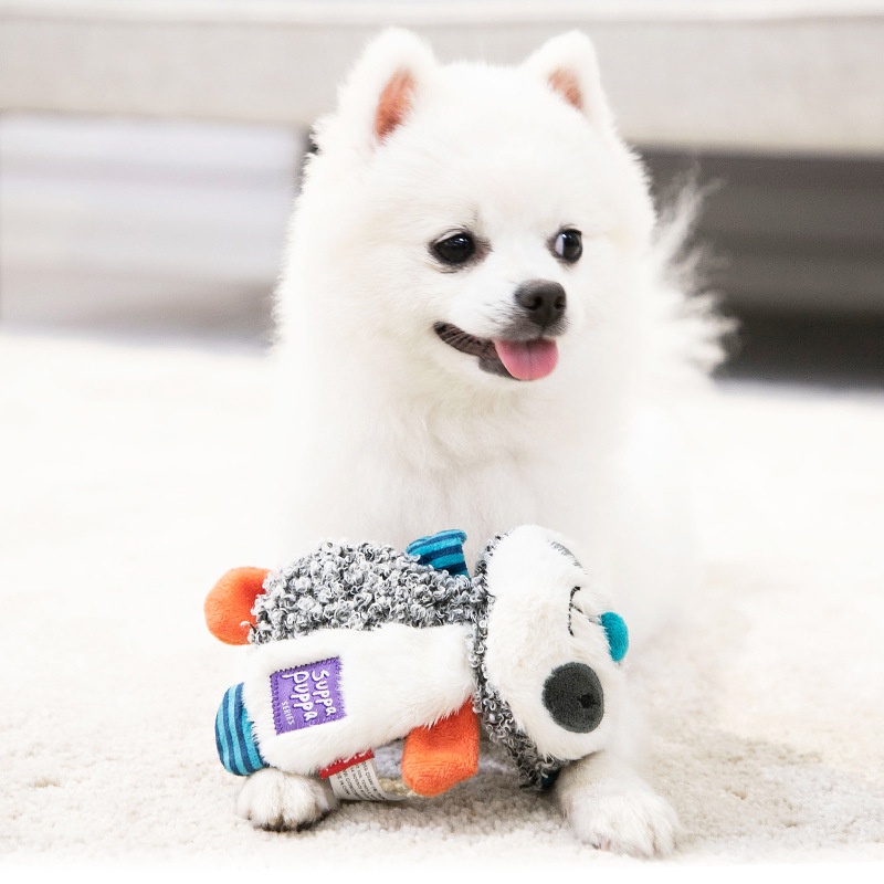 Happy PETs 🐶GiGwi ตุ๊กตาบีบมีเสียง ขนปุยนุ่ม ของเล่นสุนัข ของเล่นแมว - รูปที่ 2