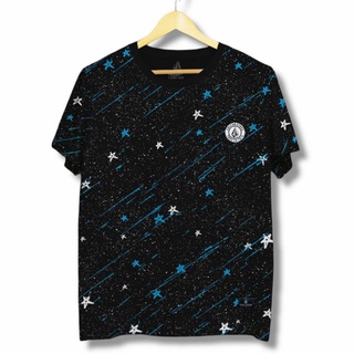 เสื้อยืด ลาย COLCOM Black Galaxy motif